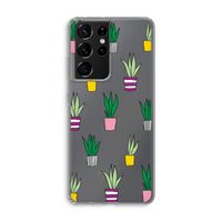 Sanseveria: Samsung Galaxy S21 Ultra Transparant Hoesje