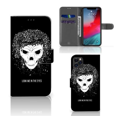Telefoonhoesje met Naam Apple iPhone 11 Pro Max Skull Hair Telefoonhoesje met Naam Apple iPhone 11 Pro Max Skull Hair