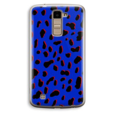 Blue Leopard: LG K10 (2016) Transparant Hoesje