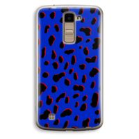 Blue Leopard: LG K10 (2016) Transparant Hoesje
