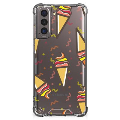 Samsung Galaxy S21 Beschermhoes Icecream Samsung Galaxy S21 Beschermhoes Icecream