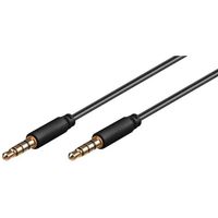 goobay AUX audio connector kabel, 3,5mm stereo kabel 1,5 meter - thumbnail