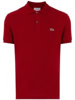 Lacoste polo à patch logo - Rouge - thumbnail