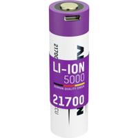 Ansmann Li-Ion Akku 21700 5000 mAh mit USB Typ-C Ladebuchse Oplaadbare AA batterij (penlite) Li-ion 4900 mAh 3.6 V 1 stuk(s)