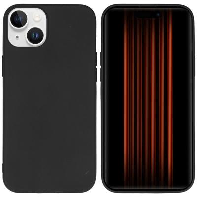 Accezz Color Backcover iPhone 15 Plus Telefoonhoesje Zwart