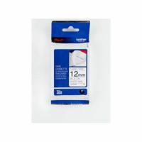 Gelamineerde Tape voor Labelmakers Brother TZEFA3 Blauw Blauw/Wit 12 mm