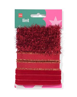 HEMA Cadeaulint Rood - 3 Stuks (rood)
