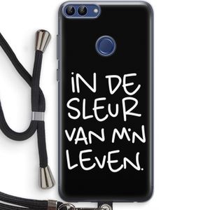 De Sleur: Huawei P Smart (2018) Transparant Hoesje met koord
