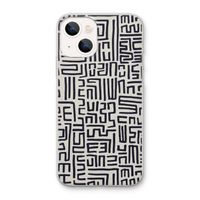 Moroccan Print: iPhone 13 mini Transparant Hoesje