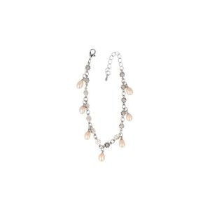 Edelsteen Armband Parel Bohemiam met Bloemkoord