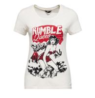 Queen Kerosin Rumble in the Jungle Shirt Off White-L