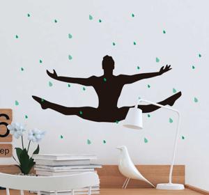 muursticker yoga & inspiratie