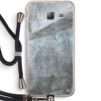 Grey Stone: Samsung Galaxy J3 (2016) Transparant Hoesje met koord