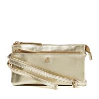 dR Amsterdam Clutch/Schoudertasje Metallics Licht Goud