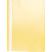 Pergamy snelhechtmap, ft A4, PP, pak van 25 stuks, geel