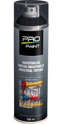 Industriele lak zwart grijs RAL7021Hg (500ml)