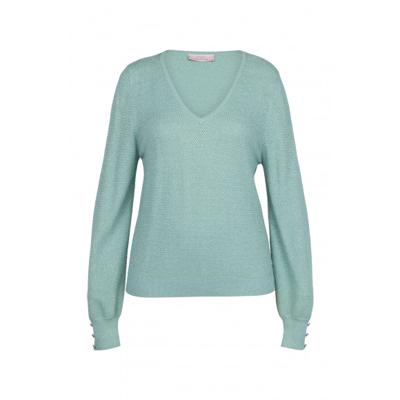 Studio Anneloes - Groen | Dames | Trui | Groen | XL | regular | Kamst mode