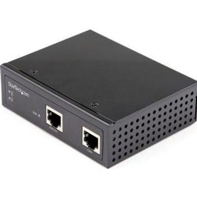 StarTech.com POEINJ1G90W netwerkextender Netwerkrepeater 10,100,1000 Mbit/s Zwart