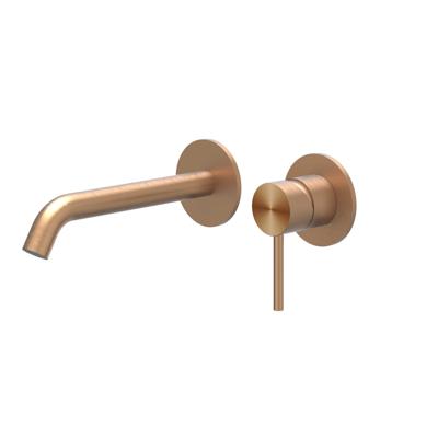 Inbouw Wastafelmengkraan IVY Concord 2-gats Coldstart RVS316 Geborsteld Mat Koper PVD IVY