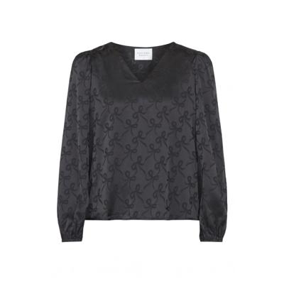 Sisters Point - Zwart | Dames | Blouse | Zwart | S | regular | Kamst mode