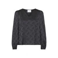 Sisters Point - Zwart | Dames | Blouse | Zwart | XL | regular | Kamst mode