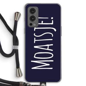 Moatsje!: OnePlus Nord 2 5G Transparant Hoesje met koord