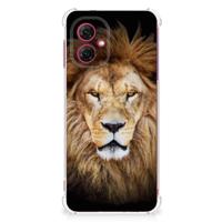 Motorola Moto G55 Case Anti-shock Leeuw