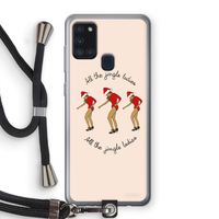 Jingle Ladies: Samsung Galaxy A21s Transparant Hoesje met koord