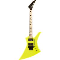 Jackson X Series Kelly KEXM, Neon Yellow elektrische gitaar met Floyd Rose - thumbnail