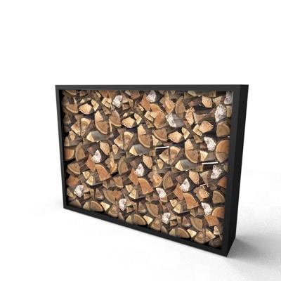 Geroba Geroba houtopslag Beltza S9 2000x385x1500mm - zwart