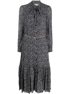 Michael Michael Kors robe-chemise à imprimé abstrait - Blanc