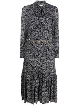 Michael Michael Kors robe-chemise à imprimé abstrait - Blanc