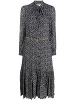 Michael Michael Kors robe-chemise à imprimé abstrait - Blanc