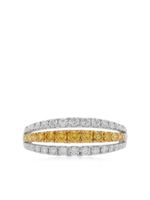 HYT Jewelry anneau en or blanc 18ct à diamants - Argent
