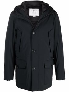 Woolrich parka à design matelassé - Noir