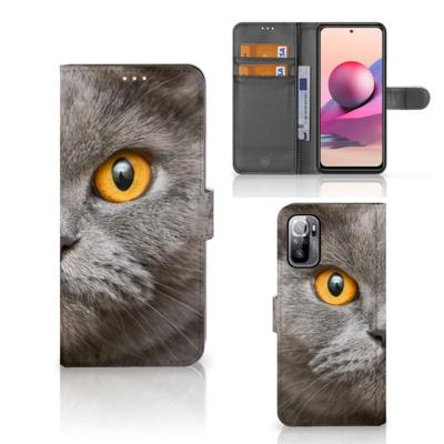 Telefoonhoesje | Met pasjeshouder | Xiaomi Redmi Note 10/10T 5G | Poco M3 Pro Britse Korthaar