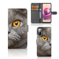 Telefoonhoesje | Met pasjeshouder | Xiaomi Redmi Note 10/10T 5G | Poco M3 Pro Britse Korthaar