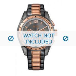 Hugo Boss horlogeband 1512571 / 1512572 / HB-118-1-14-2273 / HB659002119 Staal Zilver 22mm