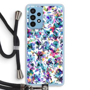 Hibiscus Flowers: Samsung Galaxy A52 Transparant Hoesje met koord