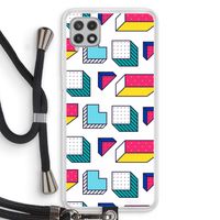 8-bit N°7: Samsung Galaxy A22 4G Transparant Hoesje met koord
