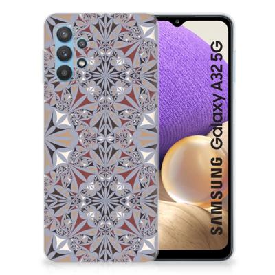 Samsung Galaxy A32 5G | TPU | Siliconen hoesje | Flower Tiles