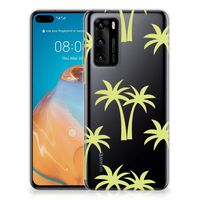 Huawei P40 TPU Case Palmtrees - thumbnail