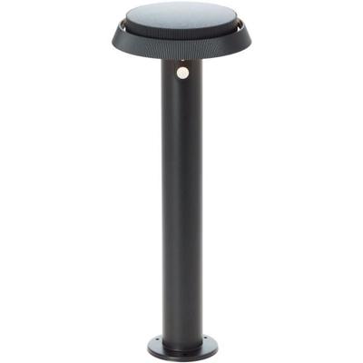Buitenterminal - BRILLIANT - ALVERO - LED en solar - Bewegingsmelder - Metaal en kunststof - 4 W - Zwart