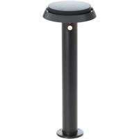 Buitenterminal - BRILLIANT - ALVERO - LED en solar - Bewegingsmelder - Metaal en kunststof - 4 W - Zwart