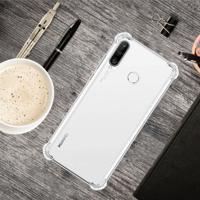 Voor Huawei P30 Lite vier-hoek anti-drop ultradunne transparante TPU telefoon geval (transparant) Voor Huawei P30 Lite vier-hoek anti-drop ultradunne transparante TPU telefoon geval (transparant)