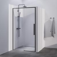 BRAUER Season nisdeur model B met schuifdeur helder glas 100x200 omkeerbaar incl. glascoating Season-Gunmetal