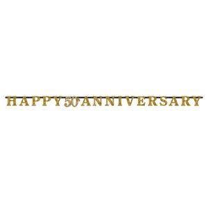 Letterslinger Happy Anniversary 50 Jaar Goud