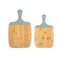 present time - Snijplank set Gourmet - Groen - 23x38 cm