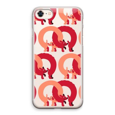 Dogs: iPhone 8 Transparant Hoesje