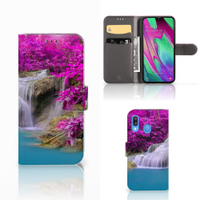 Samsung Galaxy A40 Flip Cover Waterval - thumbnail